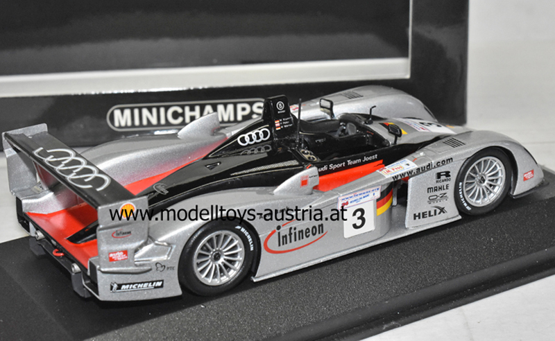 Audi R8 2002 Le Mans Philipp PETER / KRUMM / WERNER Team Audi Sport JOEST RACING 1:43