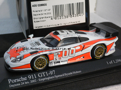 Porsche 911 GT1-97 Daytona 2002 1:43