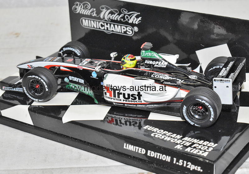 Minardi PS03 Cosworth 2003 Nicolas KIESA 1:43