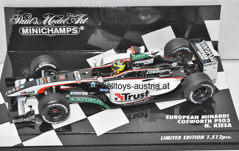 Minardi PS03 Cosworth 2003 Nicolas KIESA 1:43