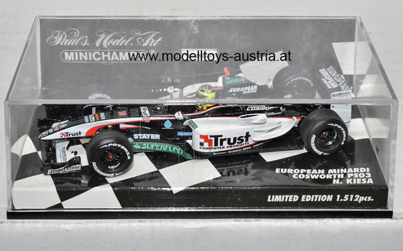 Minardi PS03 Cosworth 2003 Nicolas KIESA 1:43