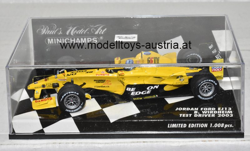 Jordan EJ13 Ford 2003 Björn WIRDHEIM Test Driver 1:43