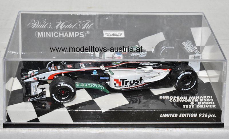 Minardi PS03 Cosworth 2003 Gianmaria BRUNI Test Fahrer 1:43