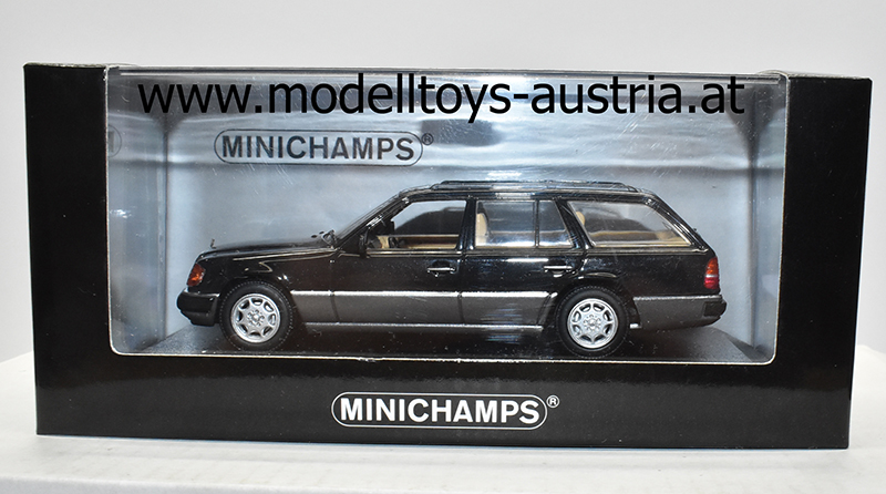 Mercedes Benz W124 Kombi Break 320 TE 1990 schwarz metallik 1:43