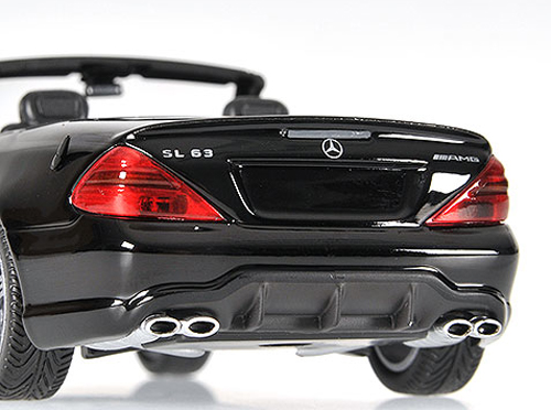 Mercedes Benz SL 63 R230 AMG Cabrio 2008 schwarz 1:43
