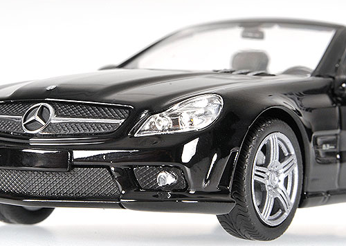 Mercedes Benz SL 63 R230 AMG Cabrio 2008 schwarz 1:43