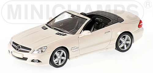 Mercedes Benz SL Klasse Cabrio 2008 weiss 1:43