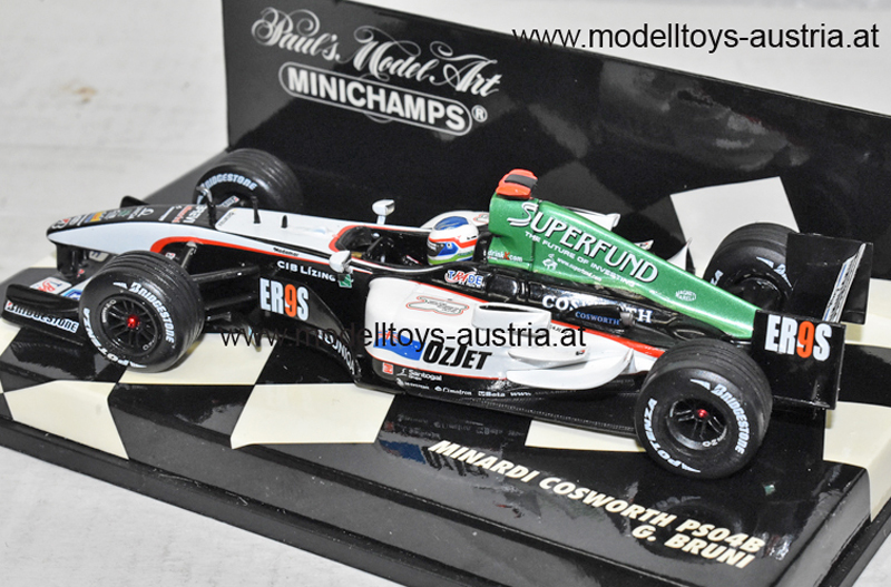 Minardi PS04B Cosworth 2004 Gianmaria BRUNI 1:43