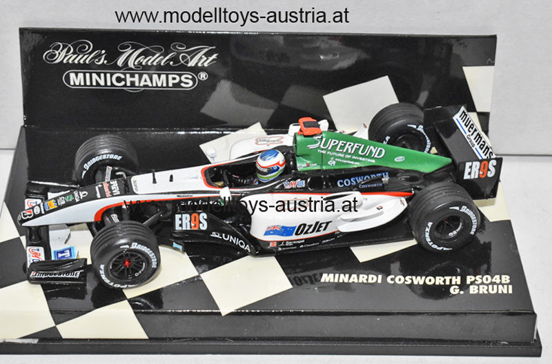 Minardi PS04B Cosworth 2004 Gianmaria BRUNI 1:43