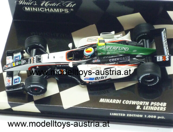 Minardi PS04B Cosworth 2004 Bas LEINDERS 1:43