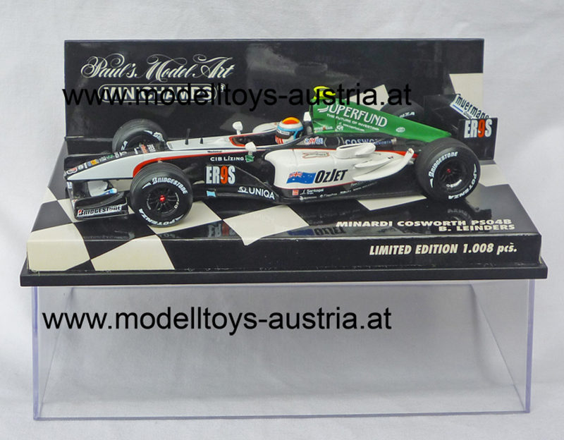 Minardi PS04B Cosworth 2004 Bas LEINDERS 1:43