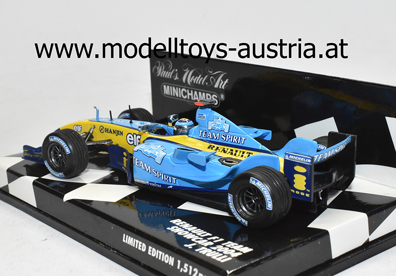 Renault F1 Team 2004 Showcar Jarno TRULLI 1:43