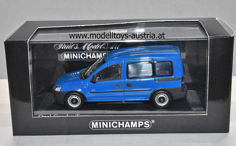Opel Combo Tour 2002 mit Fenster blau 1:43