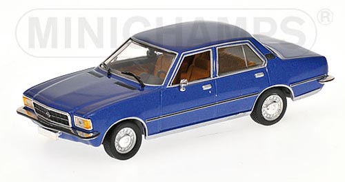 Opel Rekord D Limousine 1975 blau metallik 1:43