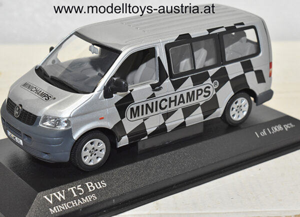 VW T5 BUS Multivan Caravelle 2003 MINICHAMPS Aachen PMA 1:43