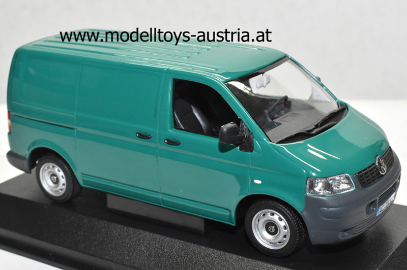 VW T5 Kasten Transporter 2003 grün 1:43
