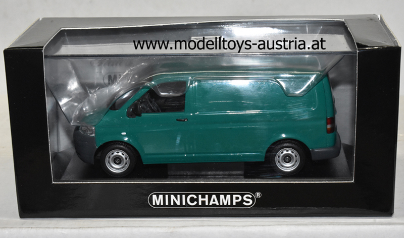 VW T5 Kasten Transporter 2003 grün 1:43