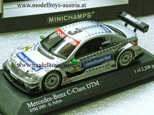 Mercedes Benz C Klasse DTM 2005 Meister Gary PAFFETT 1:43
