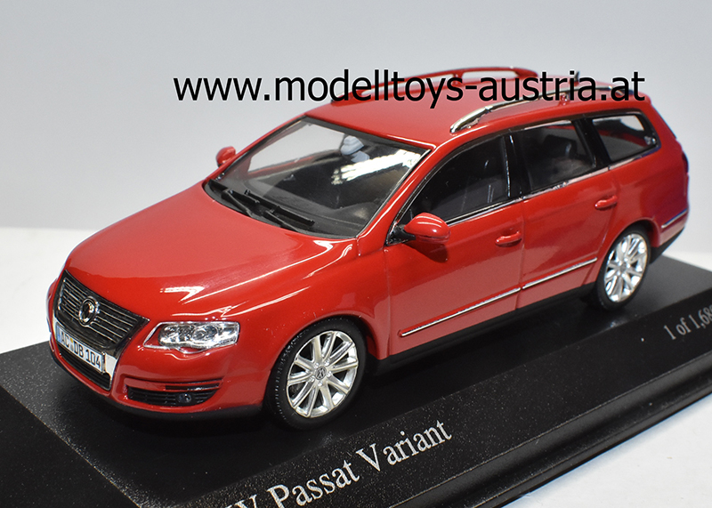 VW Passat B6 Variant Kombi Typ 3C 2005 - 2010 rot 1:43