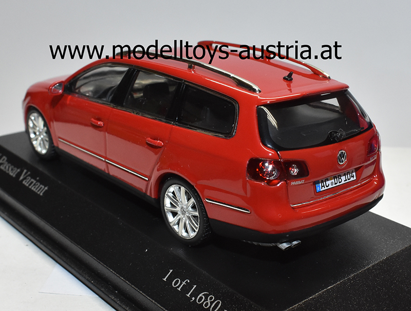 VW Passat B6 Variant Kombi Typ 3C 2005 - 2010 rot 1:43