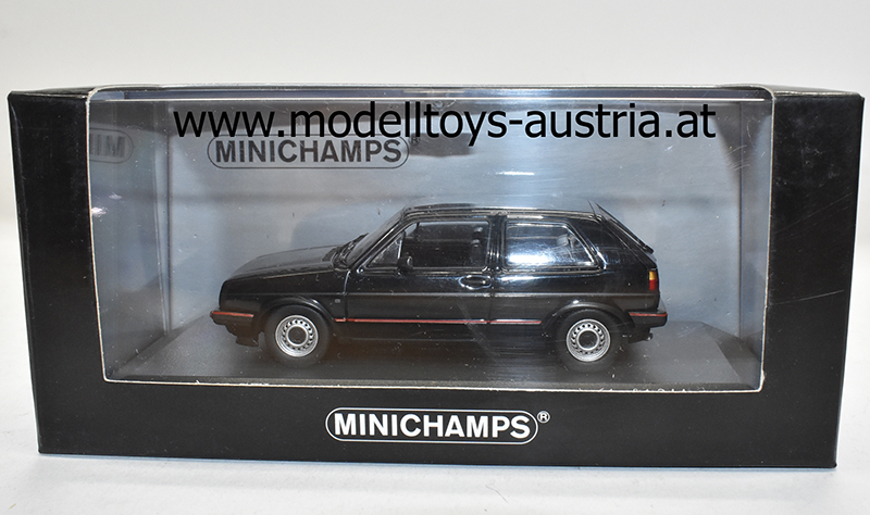 VW Golf II Limousine GTI 1985 2 türig schwarz 1:43