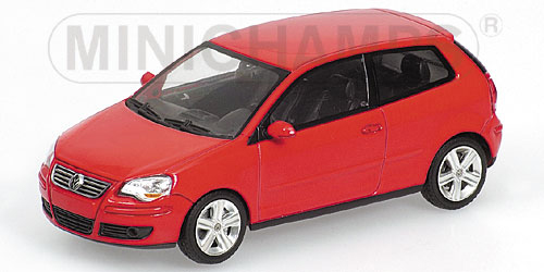 VW Polo IV 9N3 2-türig 2005 - 2009 rot 1:43