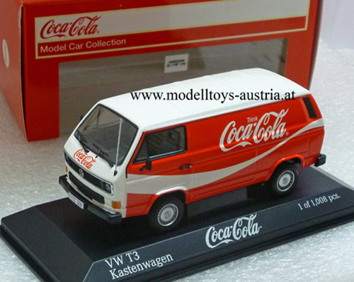 VW T3 Kastenwagen 1983 COCA COLA 1:43