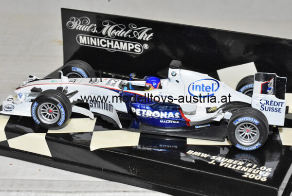 BMW Sauber F1 06 2006 Jacques VILLENEUVE  1:43