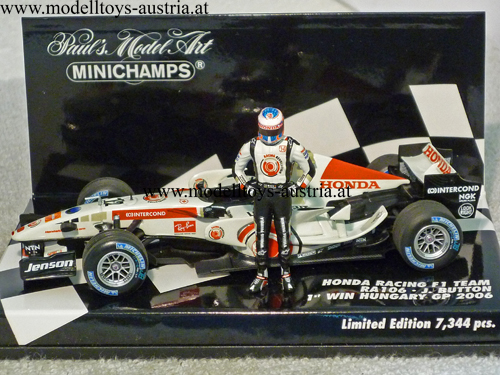Honda RA106 2006 Sieger Ungarn GP Jenson BUTTON 1:43