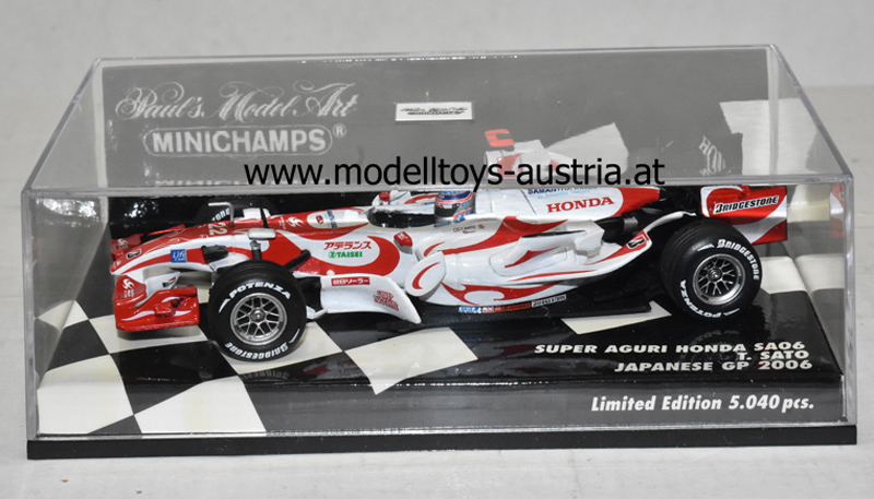 Super Aguri SA06 Honda 2006 Takuma SATO Japan GP 1:43