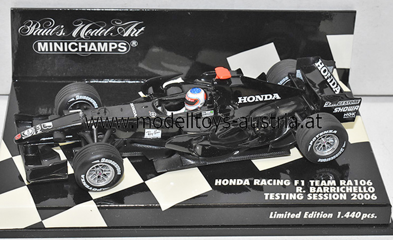 Honda RA106 Honda 2006 TESTING SESSION Rubens BARRICHELLO 1:43