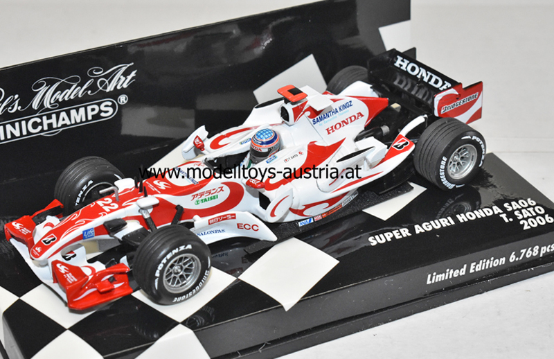 Super Aguri SA06 Honda 2006 Takuma SATO 1:43