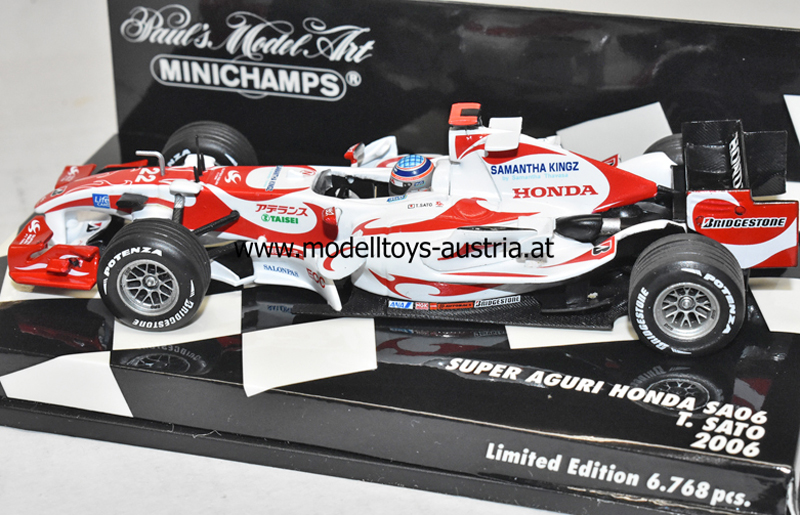 Super Aguri SA06 Honda 2006 Takuma SATO 1:43