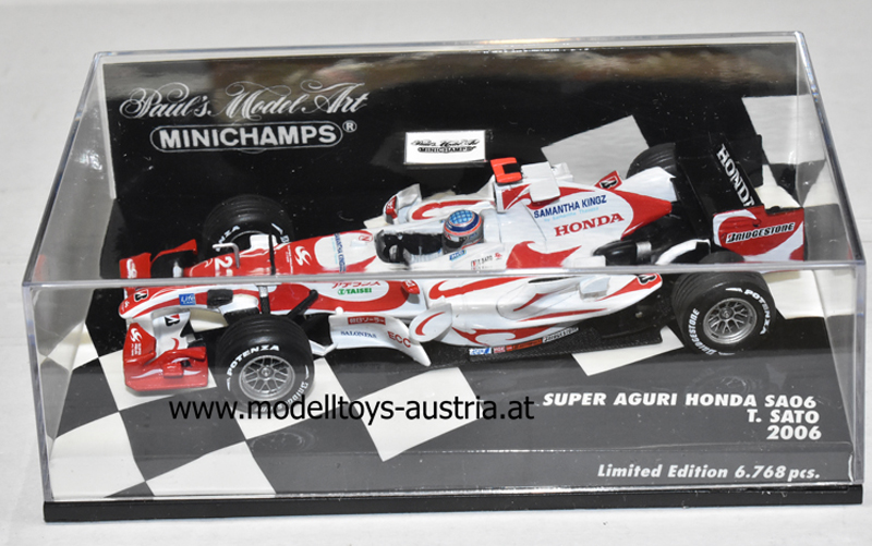 Super Aguri SA06 Honda 2006 Takuma SATO 1:43