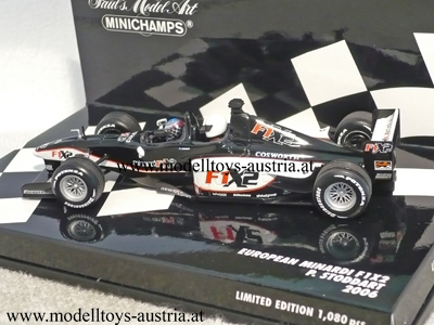 Minardi European F1X2 2006 DOPPELSITZER Paul STODDART 1:43