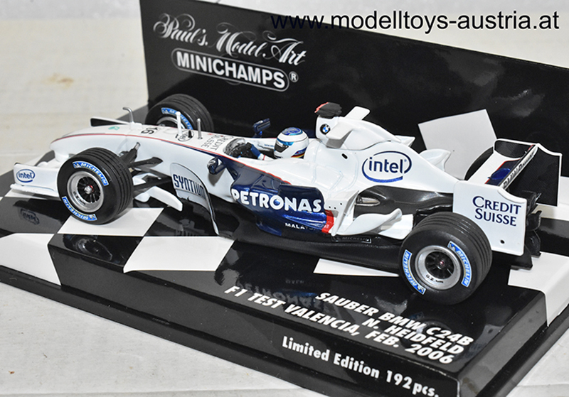 Sauber C24B BMW 2006 F1 TEST VALENCIA 25. Februar 2006 Nick Heidfeld 1:43