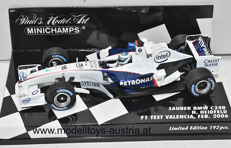 Sauber C24B BMW 2006 F1 TEST VALENCIA 25. Februar 2006 Nick Heidfeld 1:43