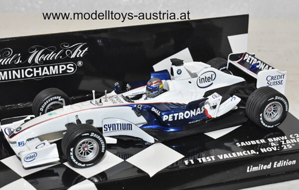 Sauber C24B BMW 2006 F1 TEST VALENCIA 25. Februar 2006 Alessandro ZANARDI 1:43