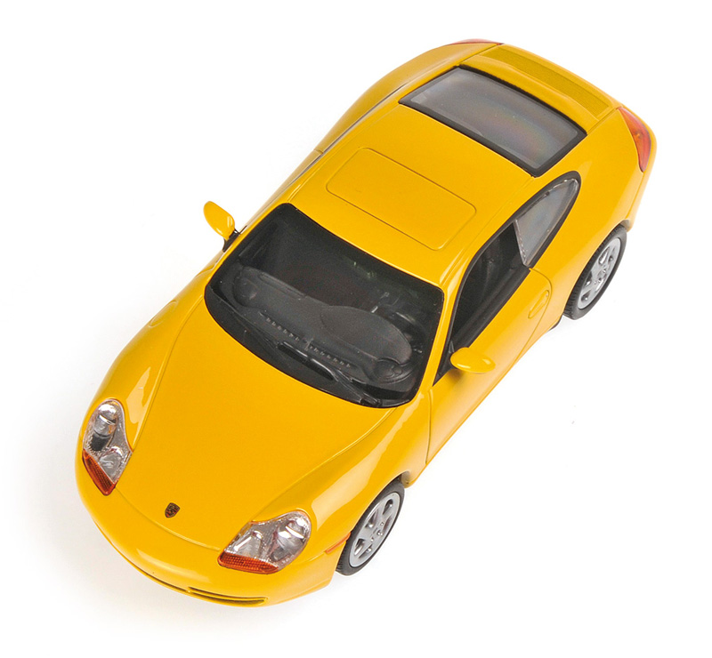Porsche 911 996 Coupe 1998 gelb 1:43