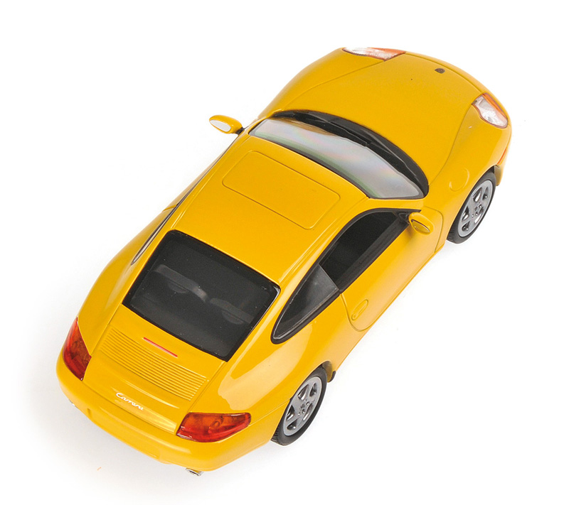 Porsche 911 996 Coupe 1998 gelb 1:43