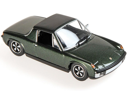 Porsche 914/6 Targa 1970 grün metallik 1:43 VW Porsche 914