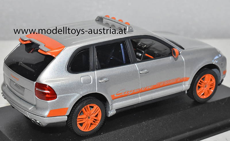 Porsche Cayenna 2007 TRANSSYBERIA silber 1:43