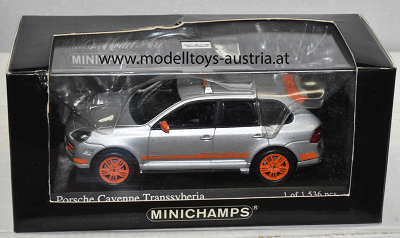 Porsche Cayenna 2007 TRANSSYBERIA silber 1:43