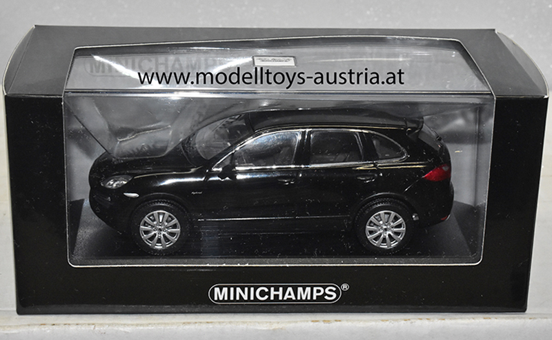 Porsche Cayenne Hybrid 2010 schwarz 1:43