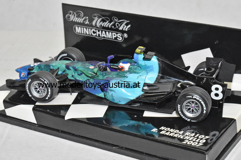 Honda RA107 2007 Rubens BARRICHELLO 1:43