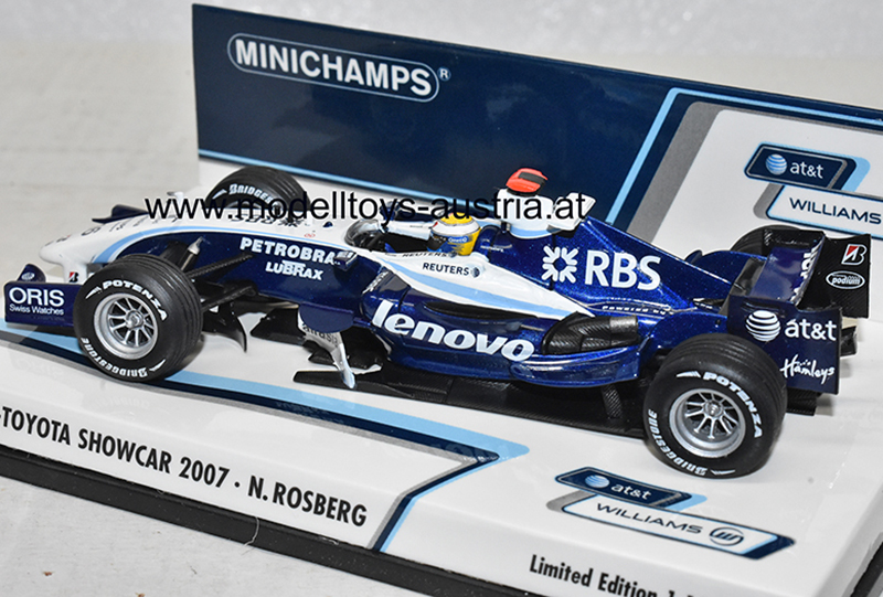 Williams FW28 Toyota 2007 SHOWCAR Nico ROSBERG 1:43