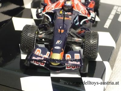 Toro Rosso STR2 Ferrari 2007 Sebastian VETTEL China GP mit REGENREIFEN 1:43