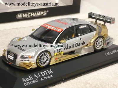 Audi A4 DTM 2007 Alexandre PREMAT 1:43