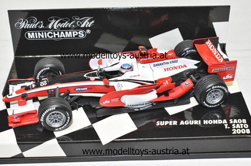 Super Aguri SA08 Honda 2008 Takuma SATO 1:43