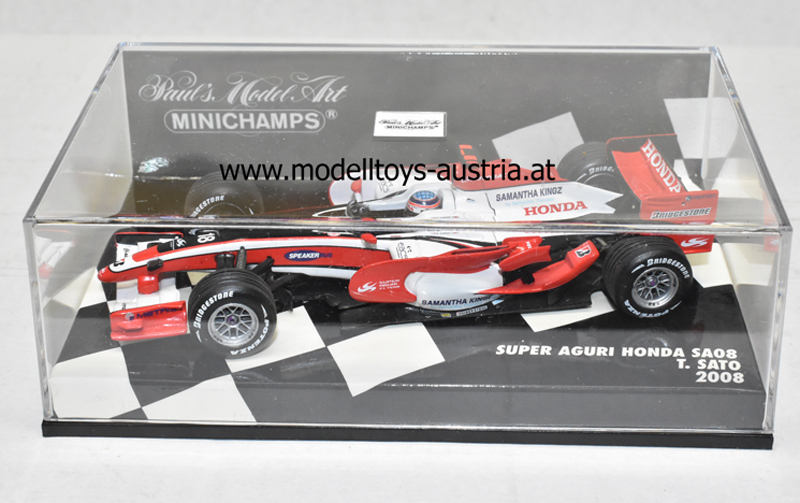 Super Aguri SA08 Honda 2008 Takuma SATO 1:43